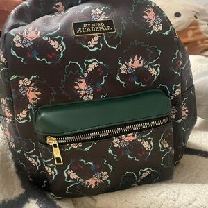 Hot Topic My Hero Academia Backpack - Black and Green